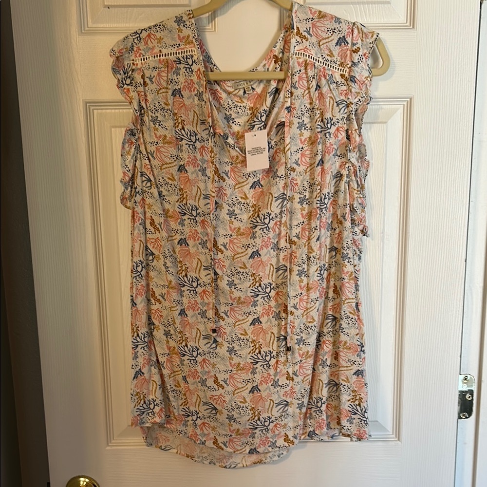 Floral Sleeveless Top